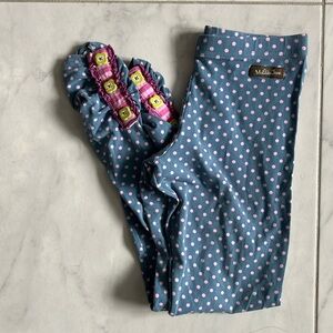 Matilda Jane Leggings - Polka Dot Leggings, size 10